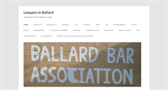 Desktop Screenshot of lawyersinballard.com