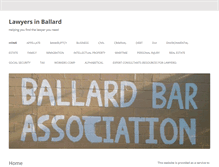Tablet Screenshot of lawyersinballard.com
